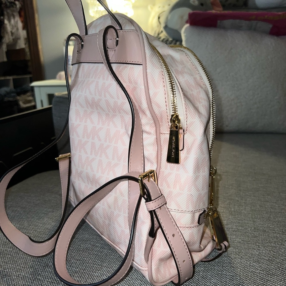 Rare Pink Michael Kors Backpack - image 7